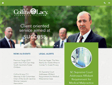 Tablet Screenshot of collinsandlacy.com